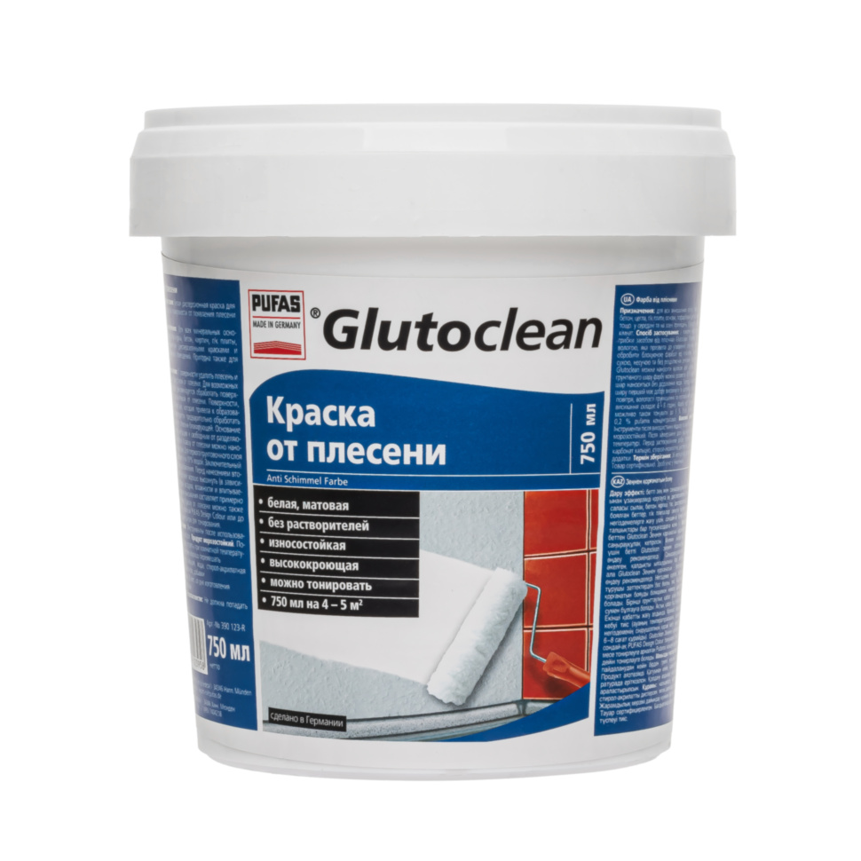 Краска от плесени Краска от плесени Glutoclean (750 мл)