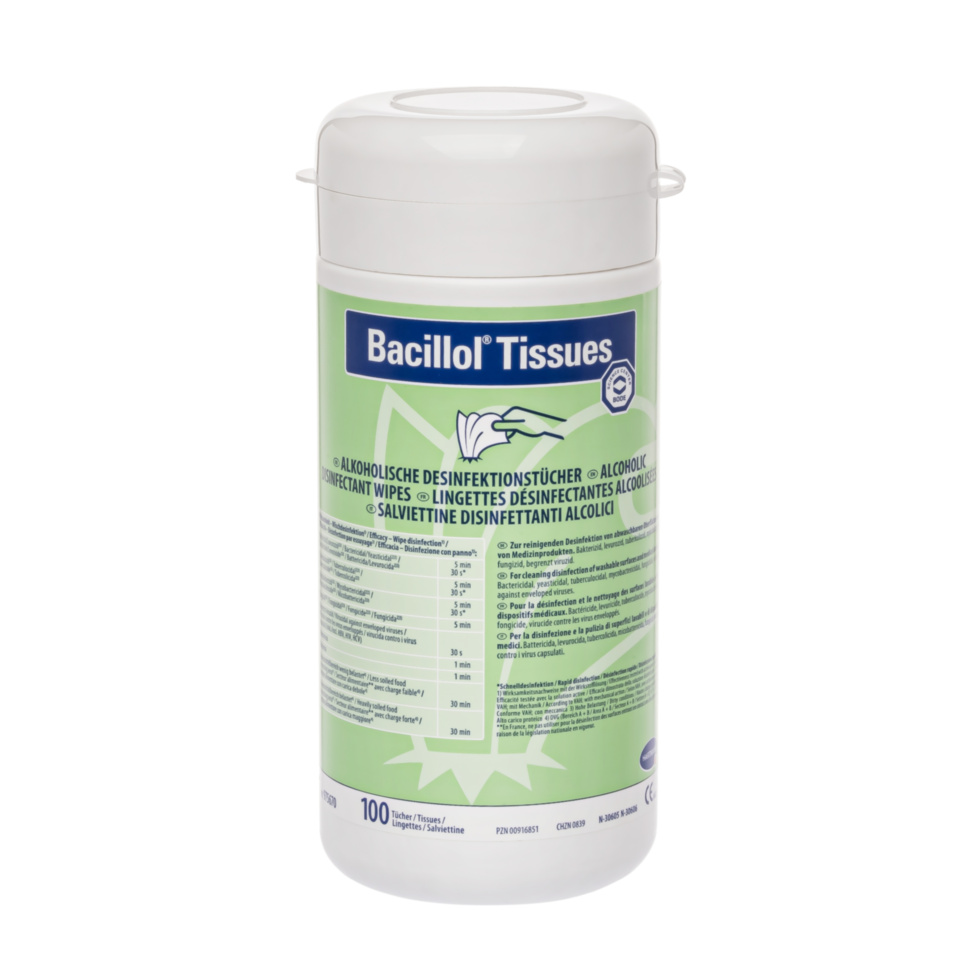 Дезинфицирующие салфетки Бациллол (Bacillol Tissues) 100 шт.