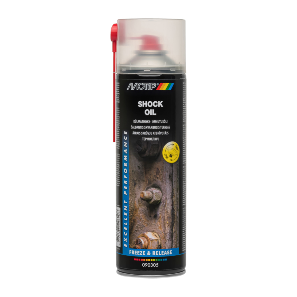 Антикоррозийное масло термоключ -30 C Motip Shock oil (500 мл)